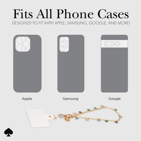 Kate Spade New York  NIP High Shine Phone Charm - Picture 6 of 6